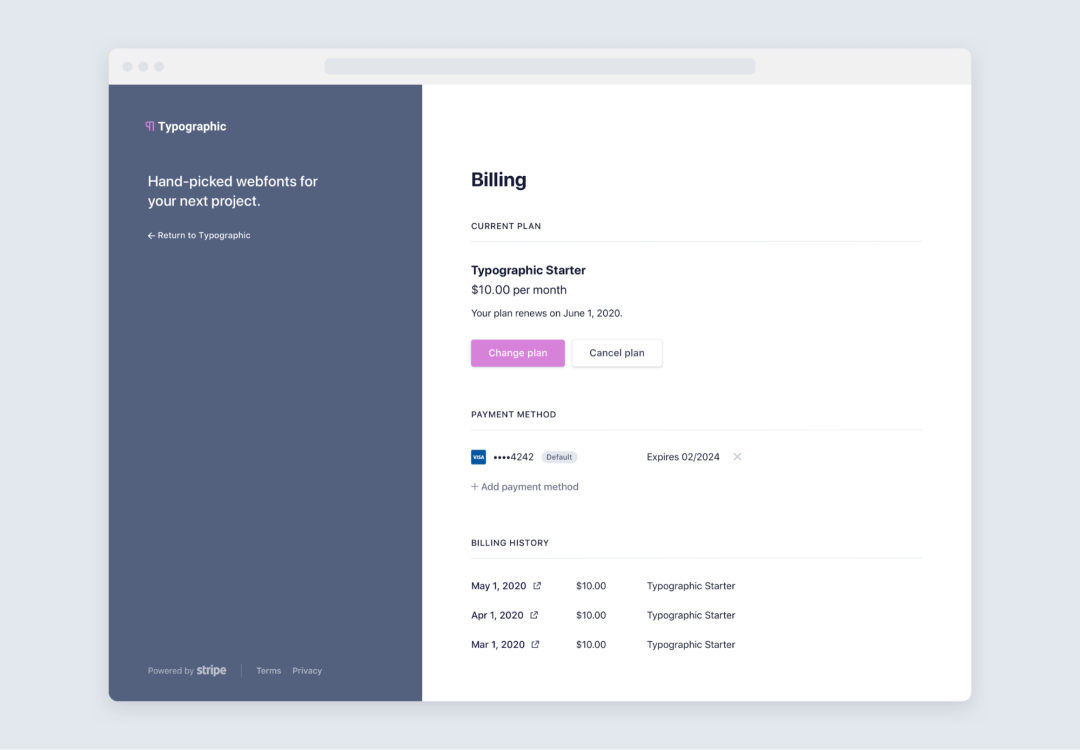 Introducing the Billing customer portal