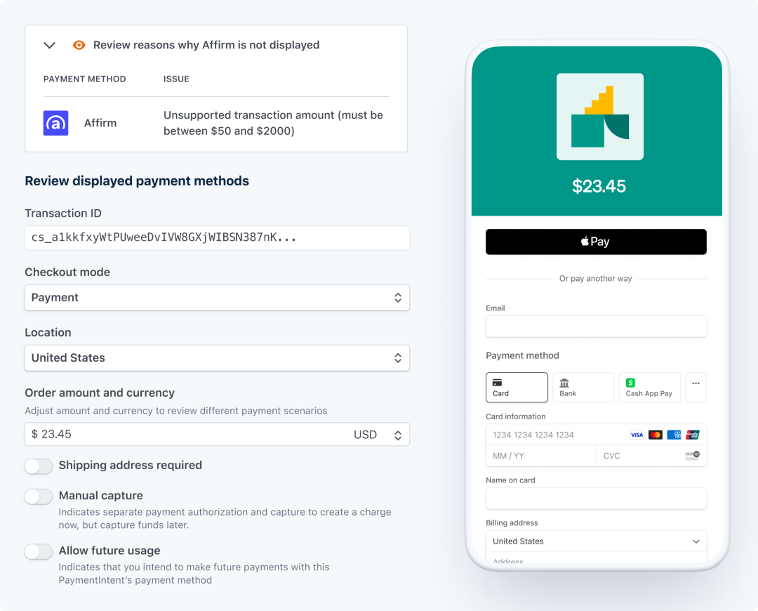 Simplifying payment methods code in our new API version